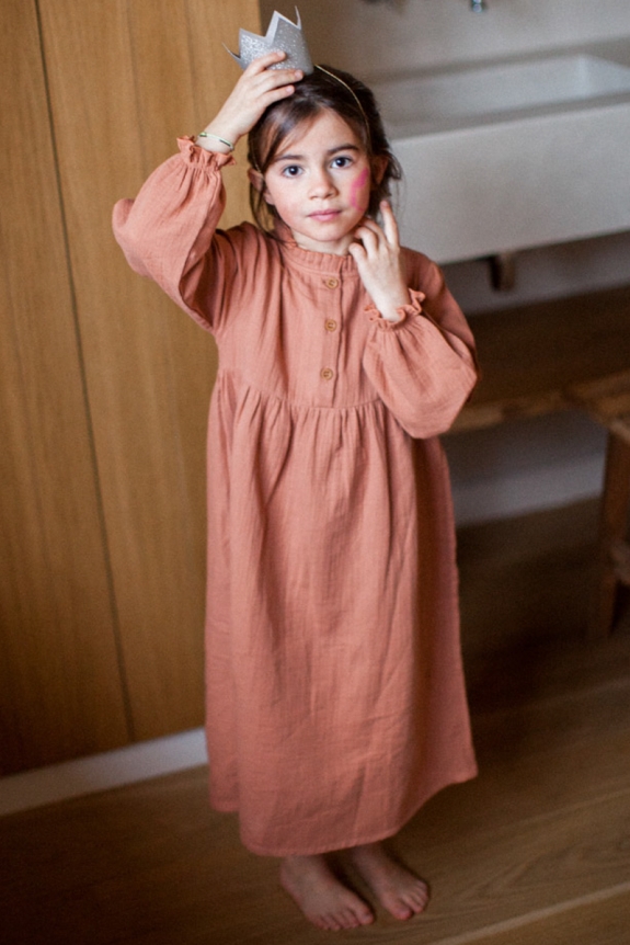 CLOCHETTE NIGHTDRESS rosewood