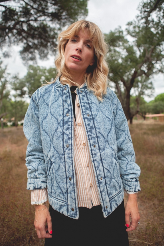 LOUISE JACKET bleach denim 