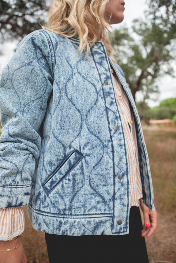 LOUISE JACKET bleach denim 