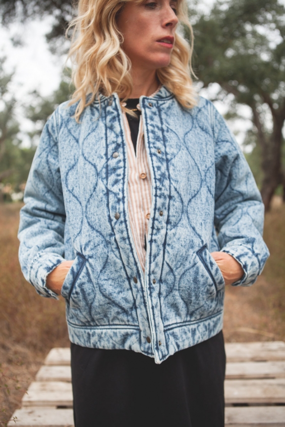 LOUISE JACKET bleach denim 