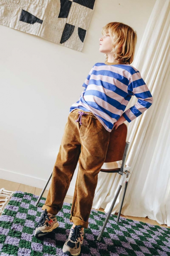 Swann striped boy tee-shirt