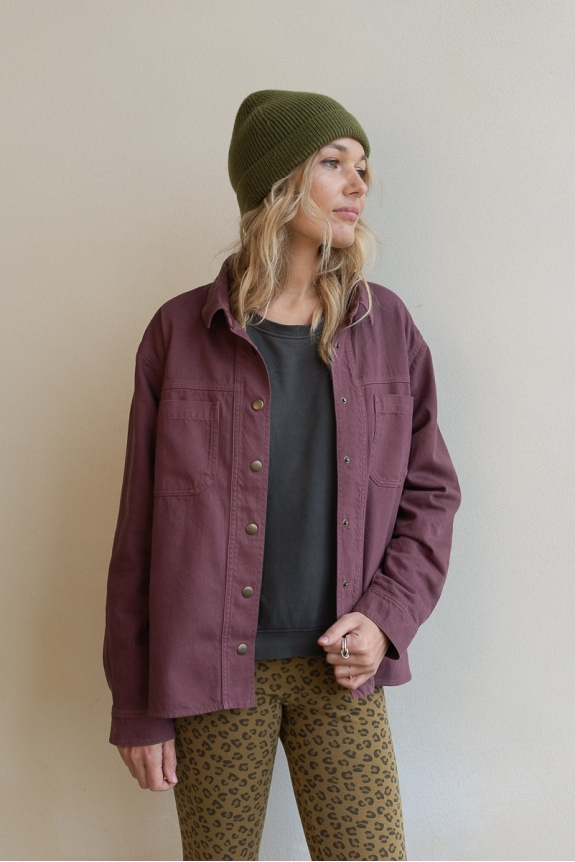 April jacket plum 