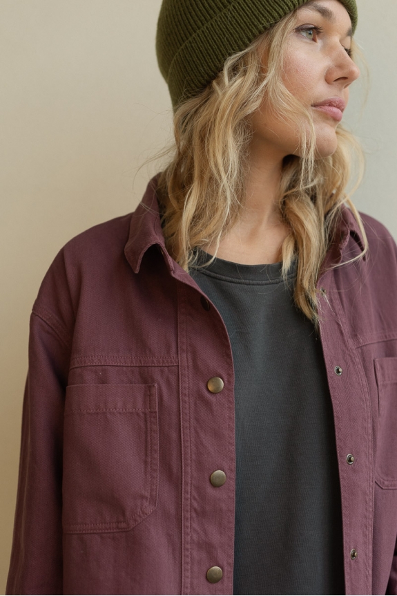 April jacket plum 