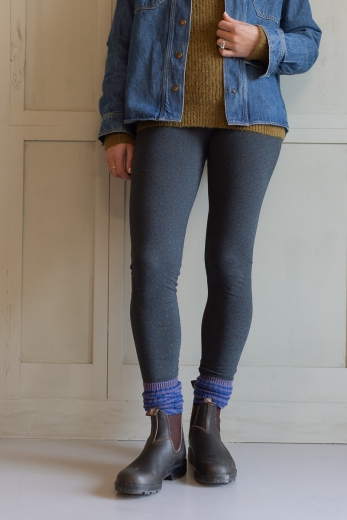 Legging Mika léopard indigo