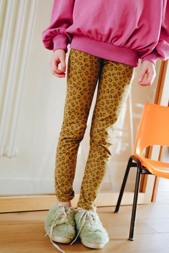 MIKKY LEGGINGS leopard bronze