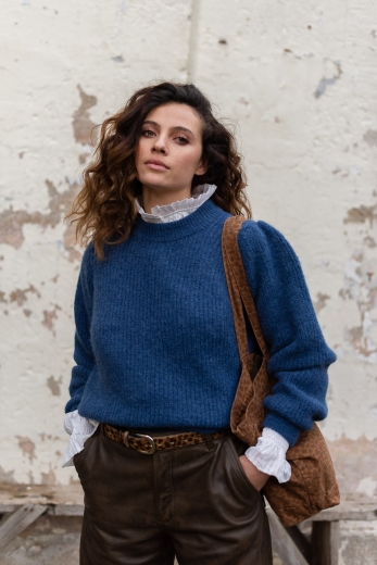 HONORINE SWEATER Denim blue 