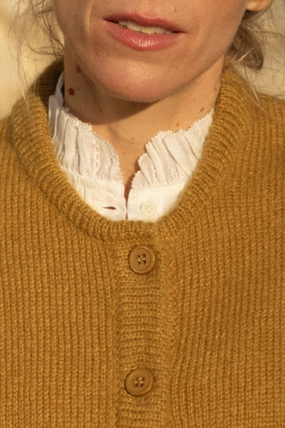 ARTEMIS CARDIGAN mustard