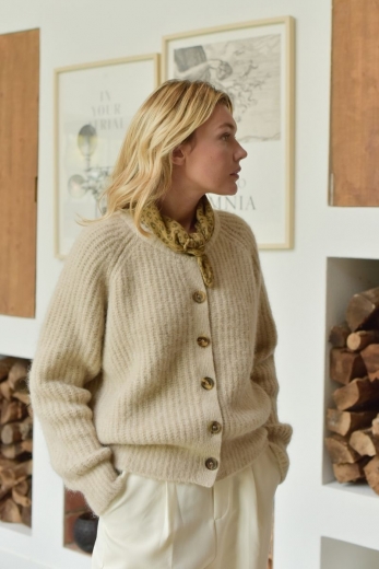 Boreal cardigan écru