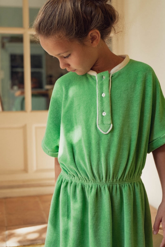 Thelma dress green