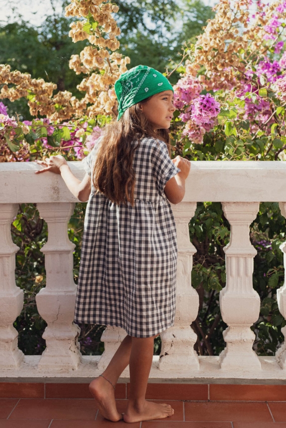 Molly dress pink gingham