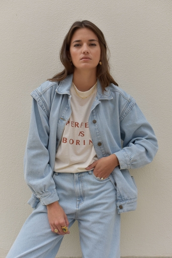 Camille jacket bleach denim 