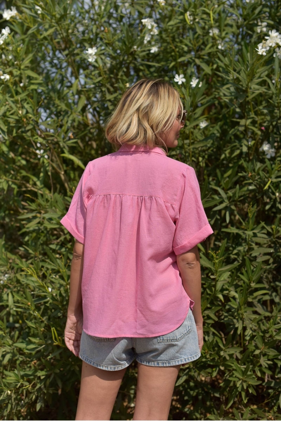 Chemise Chloé rose bonbon